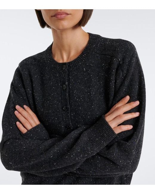 Loulou de Saison Black Malo Oversized Cashmere Sweater