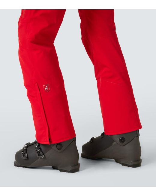 Toni Sailer Red Nicky Ski Pants for men