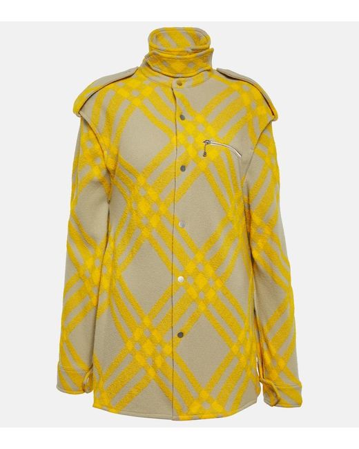Burberry jacket 2024 womens yellow