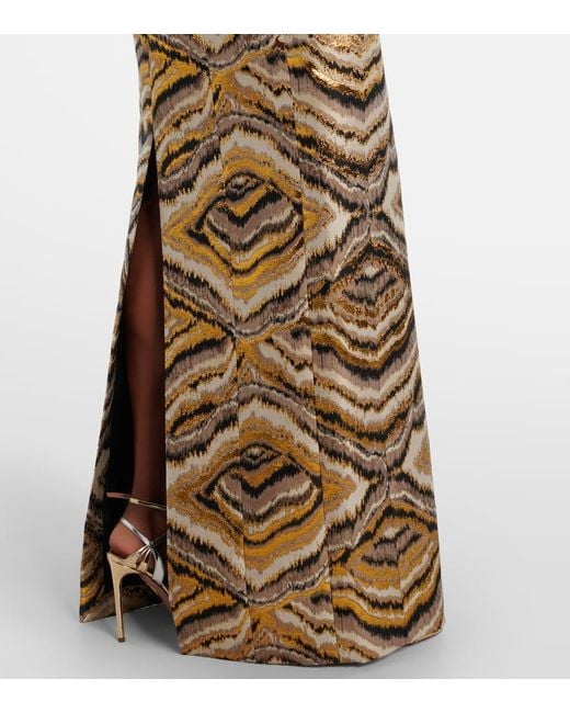 Markarian Metallic Robe Odessa Aus Jacquard