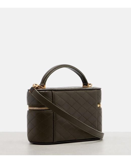 Saint Laurent Black Gaby Leather Vanity Bag