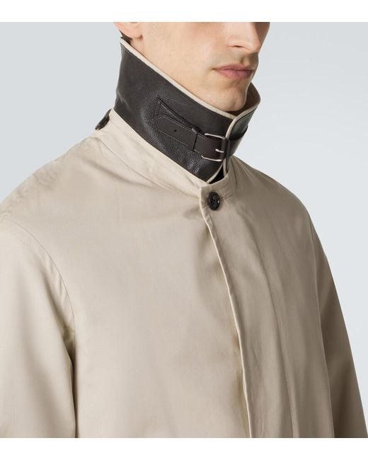 Tom Ford Natural Cotton And Silk Wide-Leg Pants for men