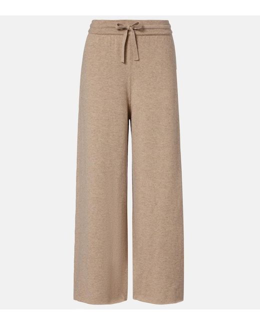 Jil Sander Natural Weite Hose Aus Kaschmir