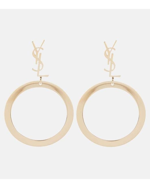 Boucles D'Oreilles Cassandre Saint Laurent en coloris Natural