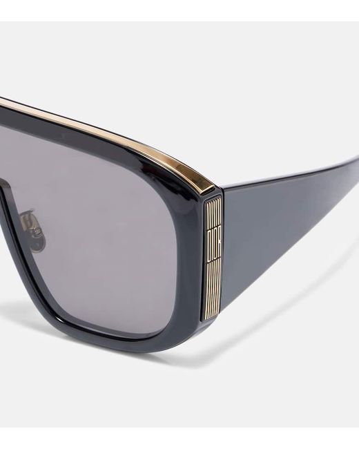 Dior Black Diorgraphique M2U Mask Sunglasses