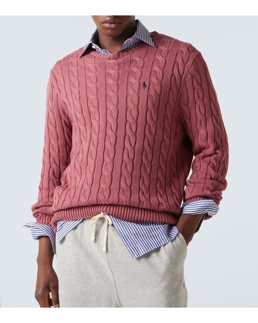 Polo Ralph Lauren Pullover Aus Baumwolle in Red für Herren