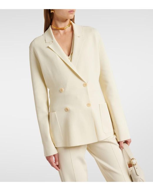 Joseph Natural Milano Double-Breasted Blazer