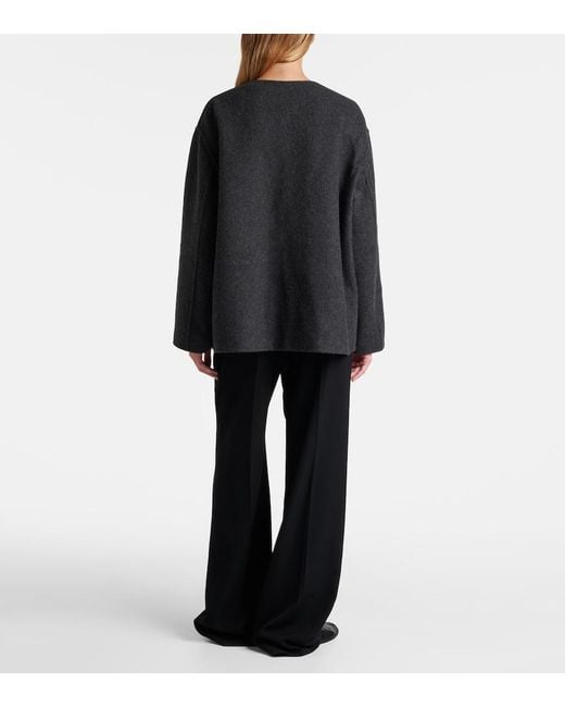 The Row Black Quintus Cashmere Jacket