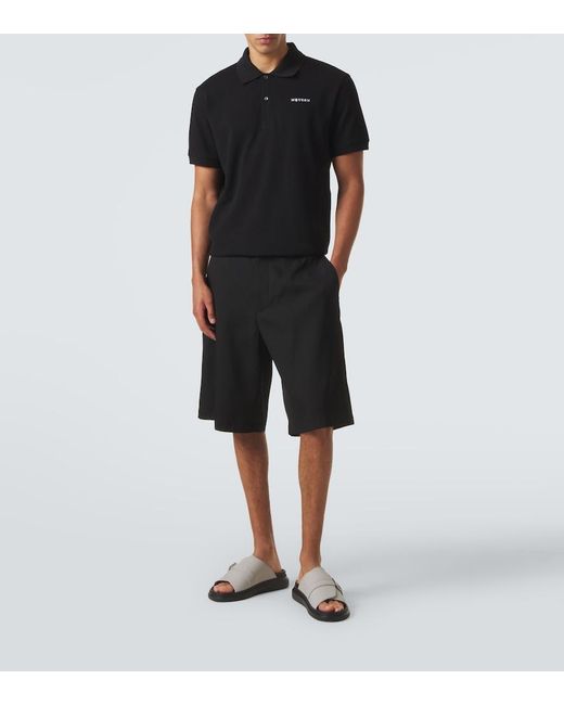 McQueen Gray Hybrid Slides for men