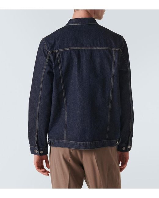 Sunspel Blue Denim Jacket for men