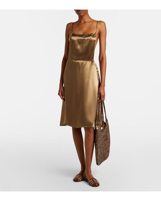 Miu Miu Brown Ivy Sequined Mesh Shopper