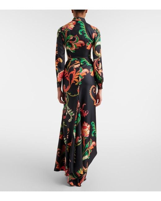 Etro Black Silk Shirt Dress