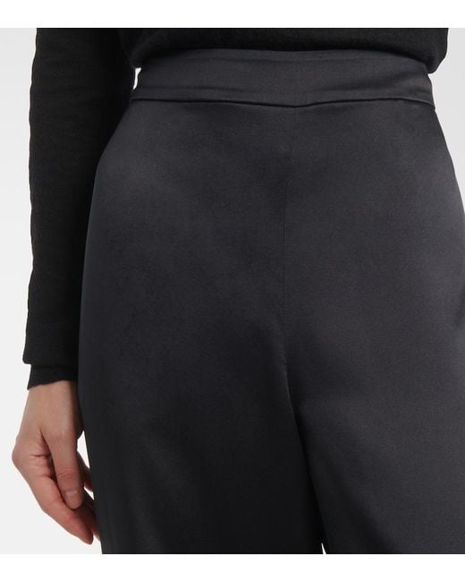 Joseph Blue New Sahel Silk Straight Pants