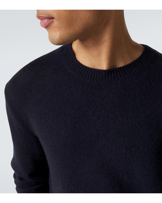 The Row Blue Cyrus Cashmere And Alpaca Sweater for men