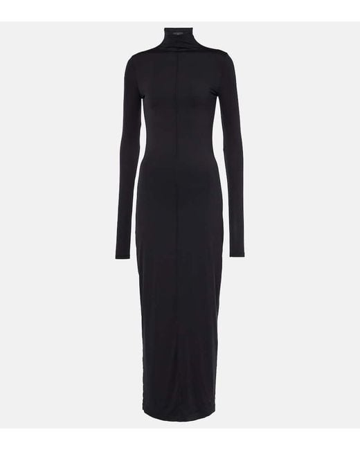 Vestido Largo De Punto Wardrobe NYC de color Blue