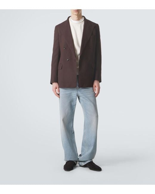 Umit Benan White Ricky Cotton Sweater for men