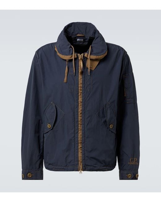 C P Company Blue Technical Jacket for men