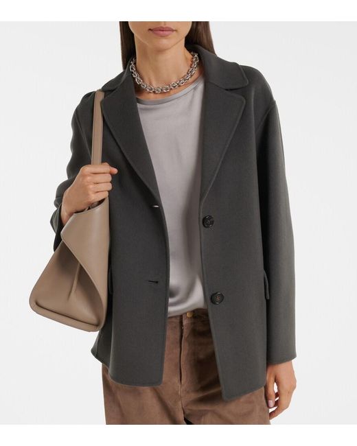 Max Mara Black Virgin Wool Jacket