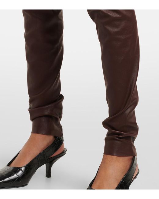 Stouls Brown Carolyn Leather Pants