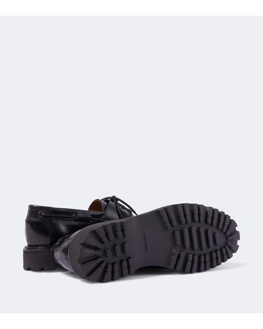 John Lobb Segelschuhe Tide Aus Leder in Black für Herren
