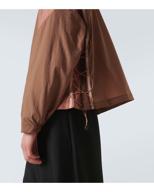 Our Legacy Brown Retrospec Paneled Technical Jacket for men