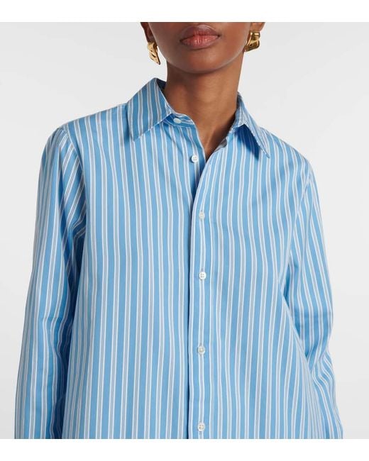 Polo Ralph Lauren Blue Cotton Shirt Dress