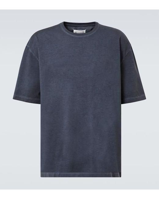 Camiseta De Jersey De Algodon Maison Margiela de hombre de color Blue