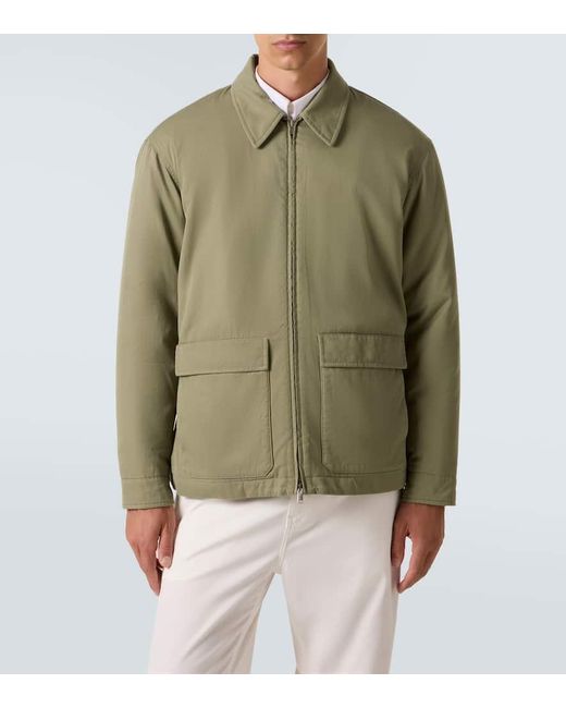 Veste Justo Matelassee En Coton Melange The Row pour homme en coloris Green