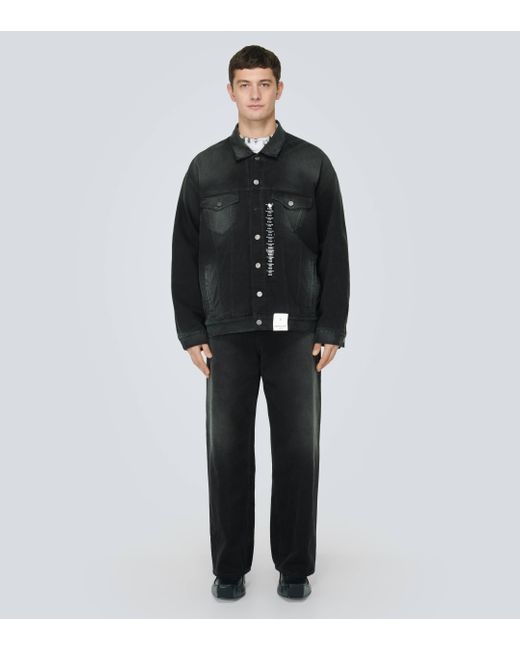 Jean ample Size Sticker Balenciaga pour homme en coloris Black