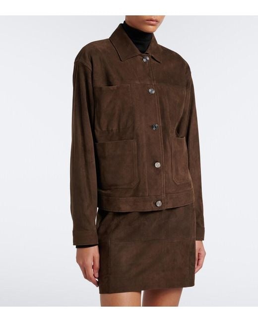 Vince Brown Suede Jacket