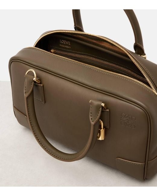 Loewe Brown Tote Bag Amazona 23 Aus Leder