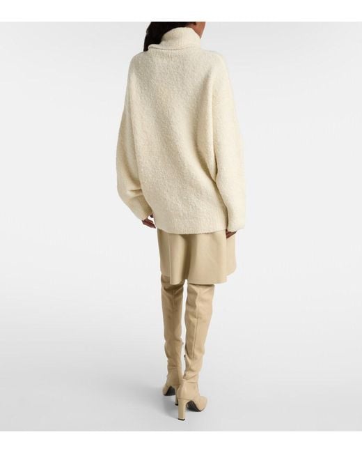 Totême Natural Alpaca And Wool-Blend Turtleneck Sweater