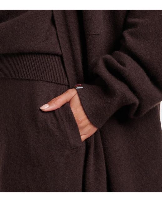 Extreme Cashmere Brown N°61 Koto Cashmere-Blend Cardigan