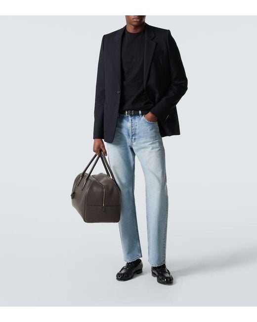Saint Laurent Blue Straight Jeans for men
