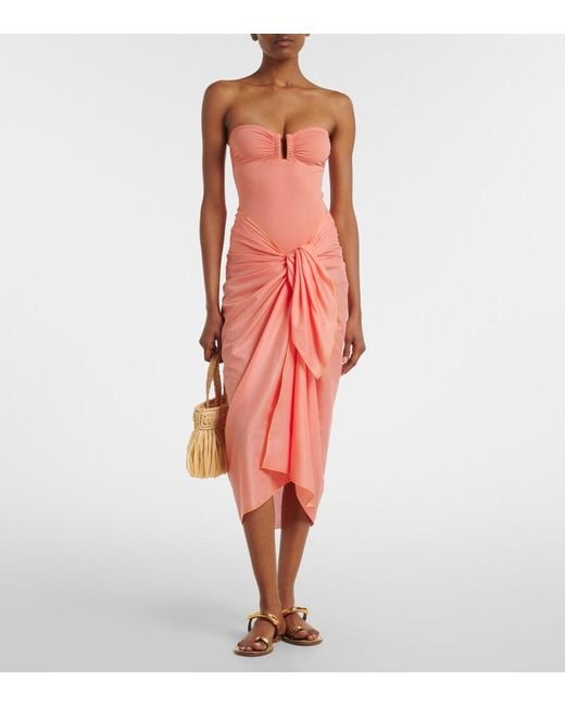 Eres Pink Cabine Beach Cover-Up
