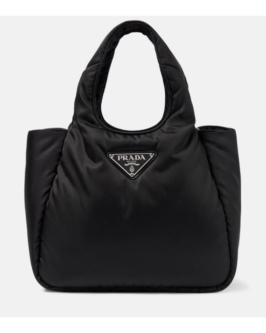 Prada black nylon shoulder bag sale