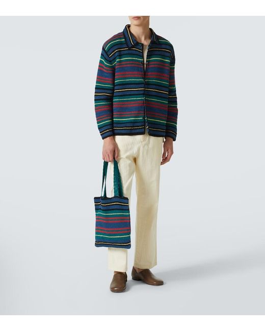 Bode Tote Bag Riverbank in Blue für Herren
