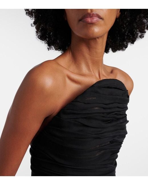 Balenciaga Black Silk Corset