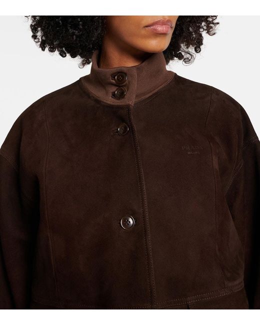 Prada Brown Suede Jacket