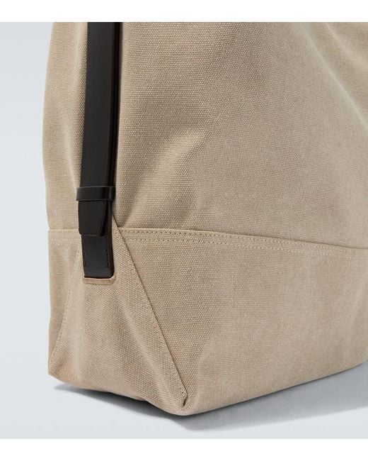 Lemaire Tote Bag Belted Aus Canvas in Natural für Herren