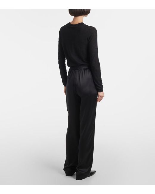 Joseph Blue New Sahel Silk Straight Pants