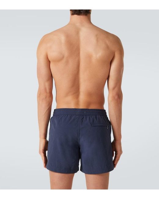 Commas Blue Swim Trunks for men