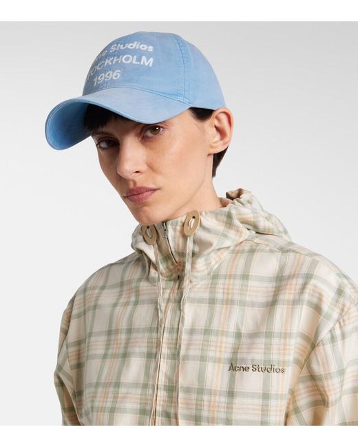 Cappello Da Baseball di Acne in Blue