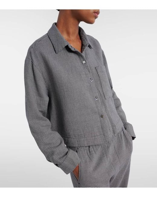 Velvet Gray Hemd Adeline Aus Baumwolle