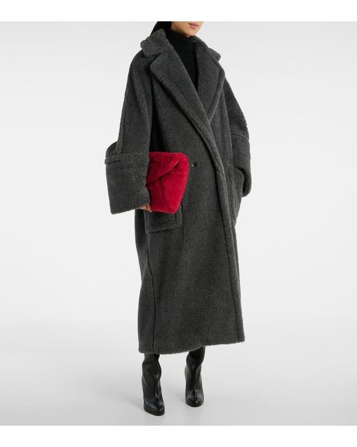 Max Mara Red Teddy Clutch