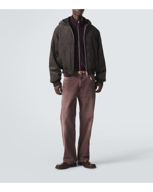 Our Legacy Black Bank Cotton Twill Corduroy Jacket for men