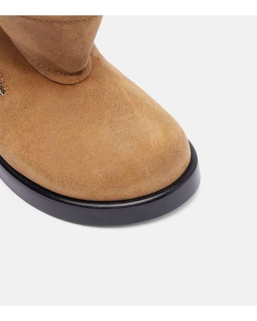 J.W. Anderson Brown Suede Ankle Boots