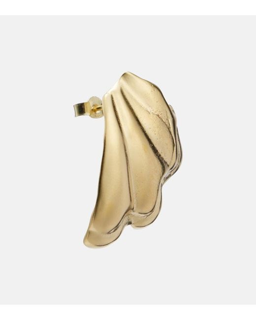 YSSO Metallic Ocean 24Kt-Plated Earrings