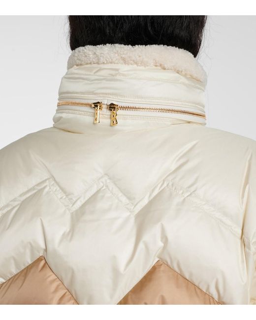 Bogner White Vanja Down Ski Jacket