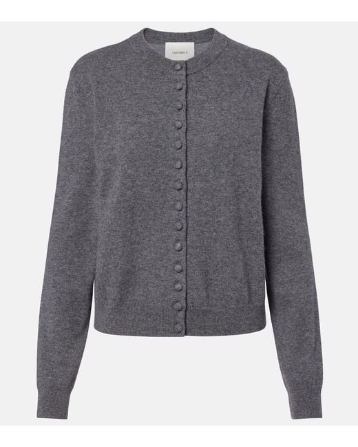 Lisa Yang Gray Wilona Cashmere Cardigan